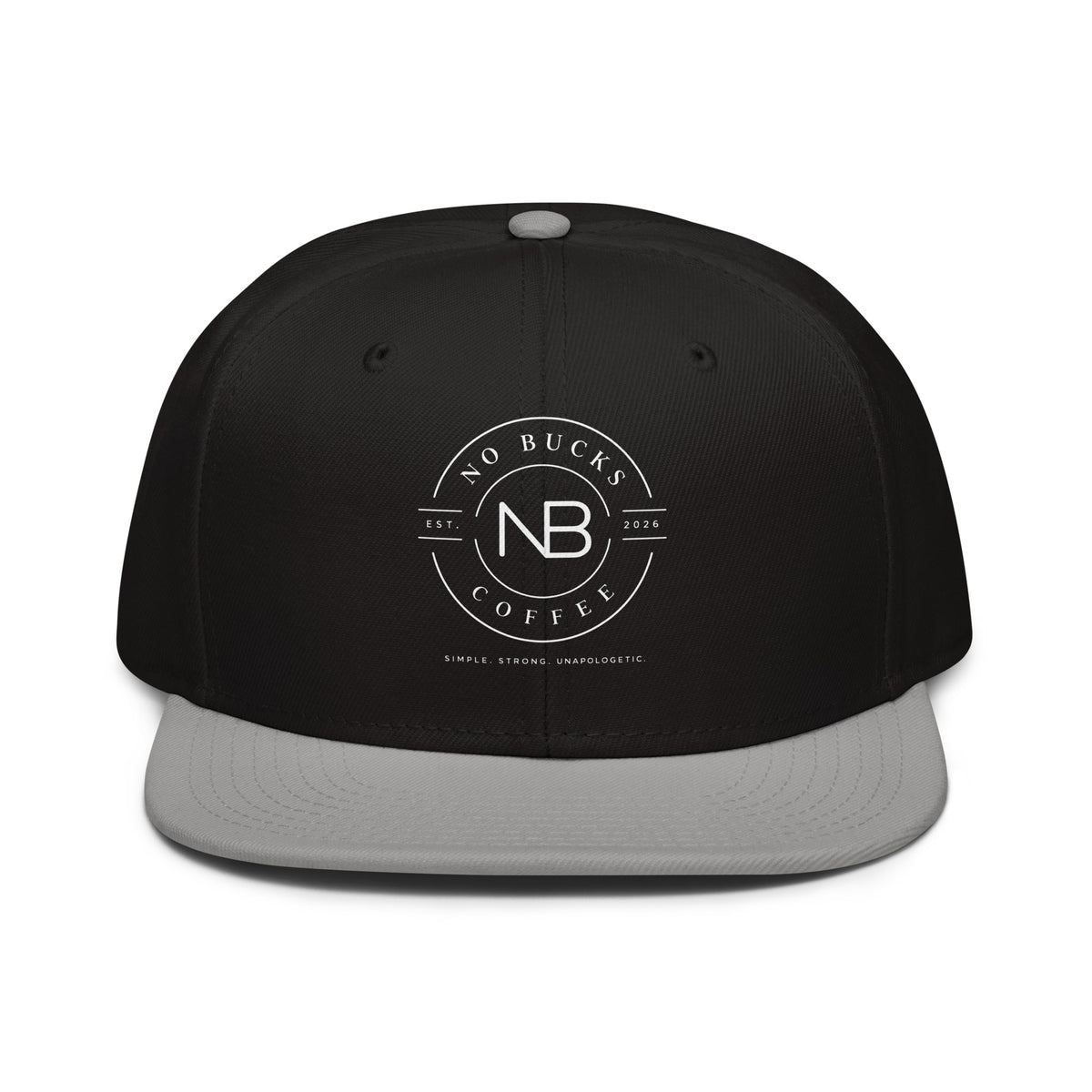 No Snapback Snapback Hat – No Bucks Coffee