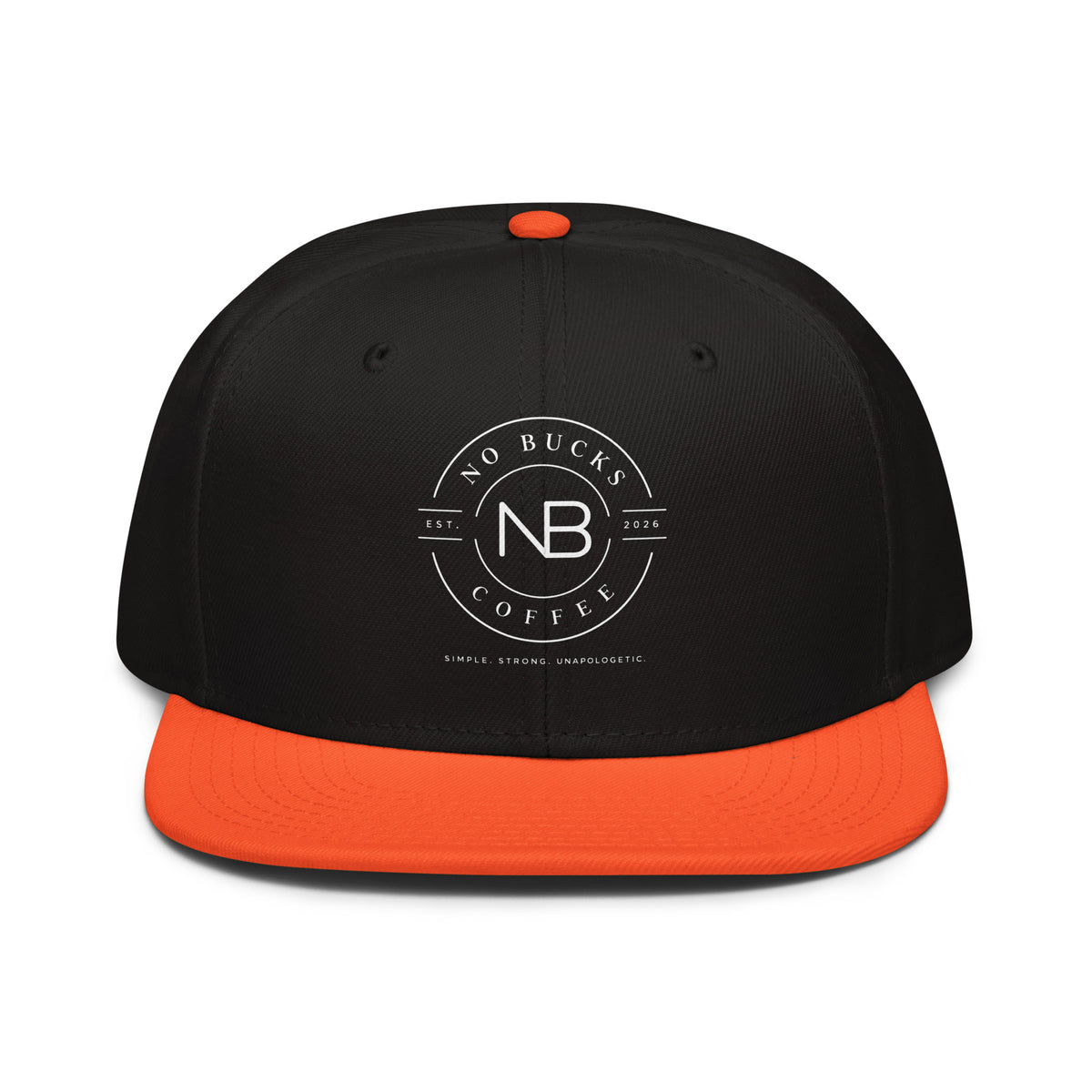 No Snapback Snapback Hat – No Bucks Coffee