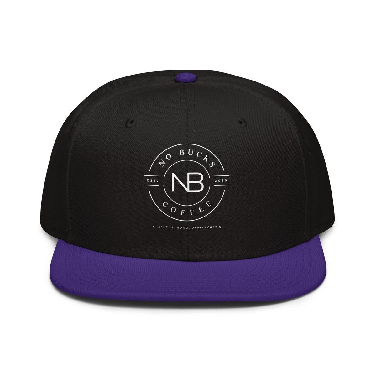 No Snapback Snapback Hat – No Bucks Coffee